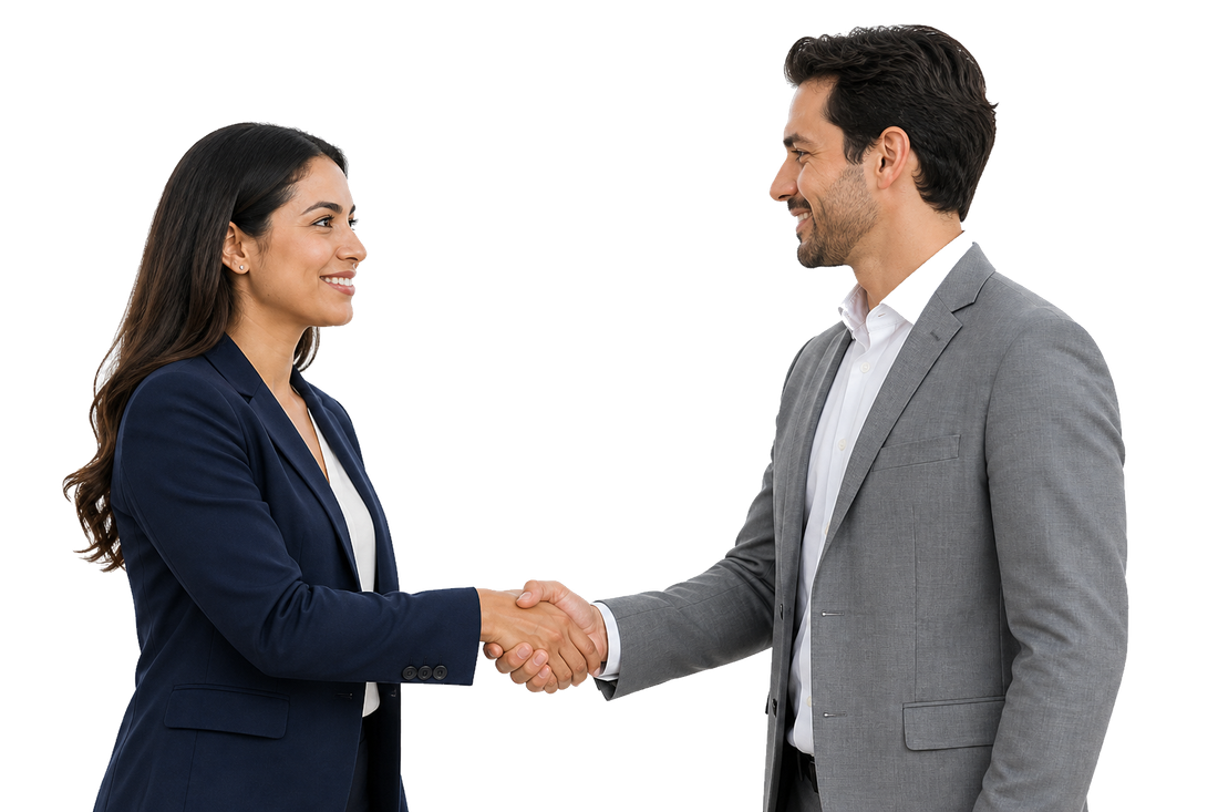 Handshake between colleagues